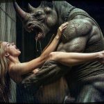 Rhino Monster Porn Art